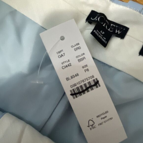 J.CREW Mid-rise Portia Pant in Italian Stretch Merino Wool Blend 6 Petite CI442 - Picture 8 of 16